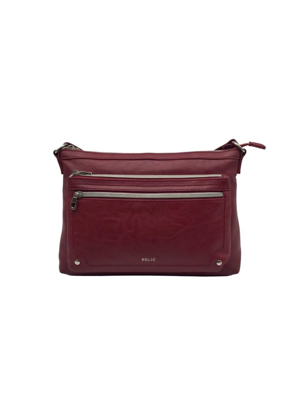 Relic Red Faux Leather Shoulder Bag